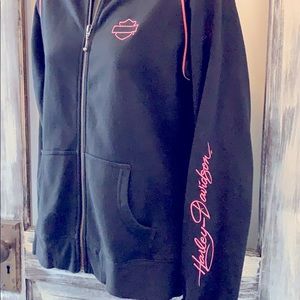 Harley Davidson Zip front sweatshirt